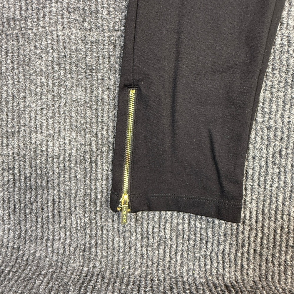 IMAN Global Chic Black Ankle Zip Womens Size 1X Long High Rise Stretch Pants - Picture 9 of 11
